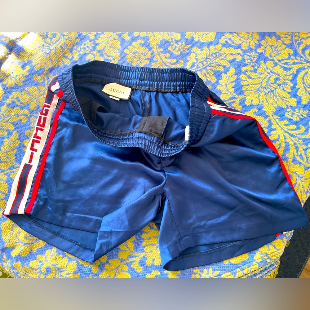 Blue Gucci shorts. Men’s L